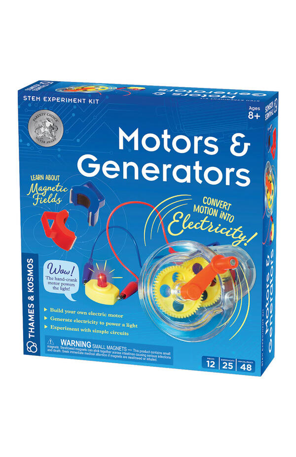 Kit STEM de construit motoare si generatoare, Thames & Kosmos