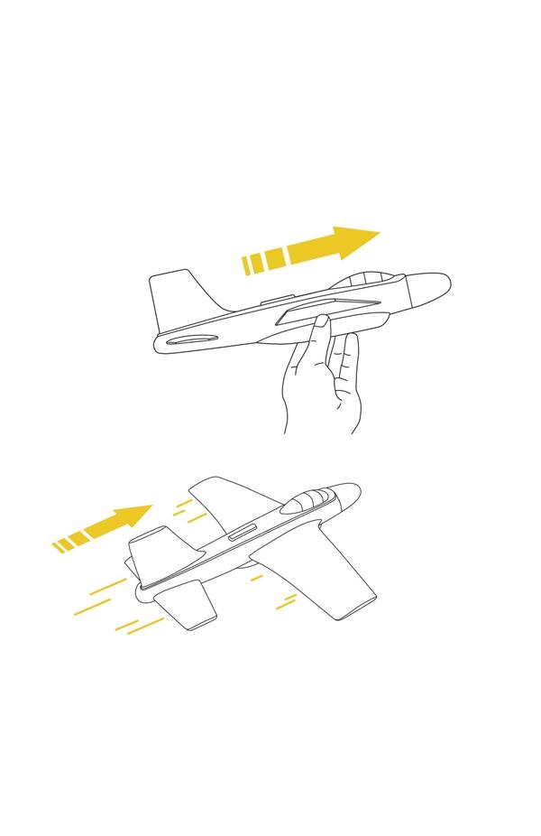 Planor - Avion din spuma, Djeco Planor - Avion din spuma, Djeco