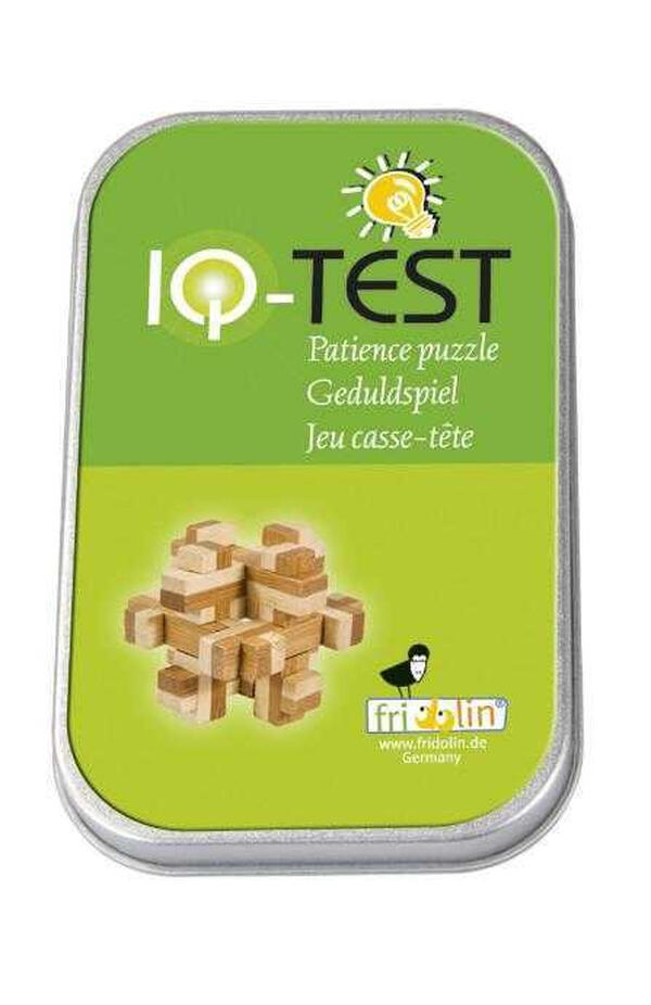 Joc logic IQ 3D Puzzle in cutie metalica Construction, Fridolin