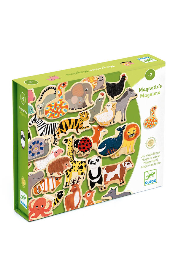 Joc cu magneti Animale din intreaga lume, Djeco