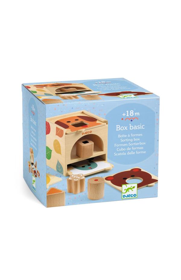 Cutie sortatoare Basic Box, Djeco