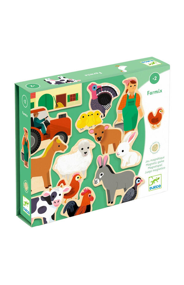 Joc cu magneti Ferma, Djeco