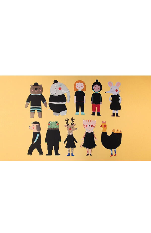 Joc creativ de razuit Animale prietenoase, Londji