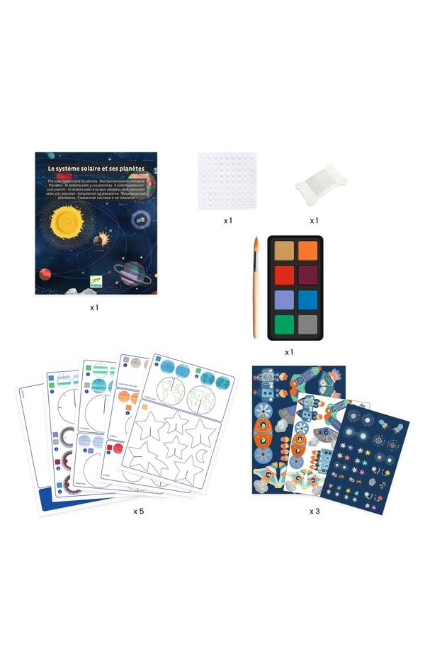 Set DIY decoratie mobila Sistemul solar, Djeco
