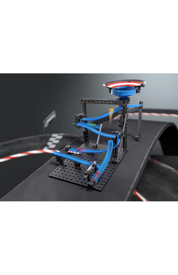 Kit STEM Cursa cu bile metalice - Booster, Fischertechnik