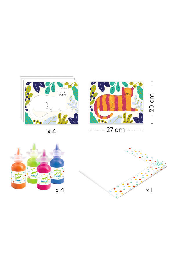 Joc de pictat pentru cei mici Frumos si simplu, Djeco