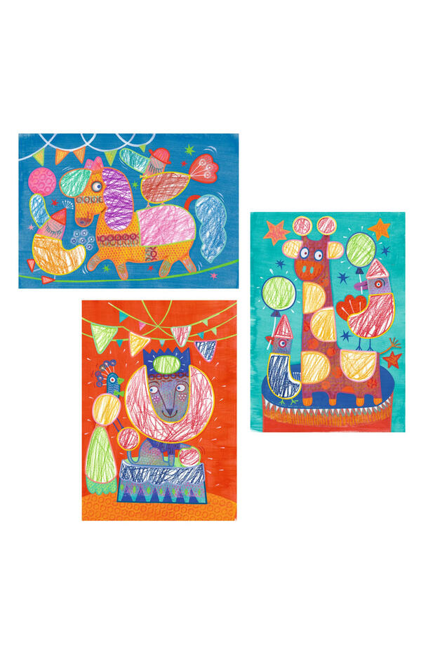 Joc creativ de desenat pentru cei mici, Djeco