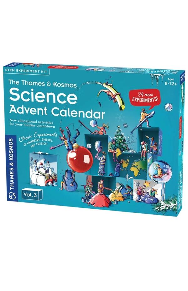Jucarie educativa Kit STEM Calendarul stiintific de Advent versiunea 3, Thames & Kosmos