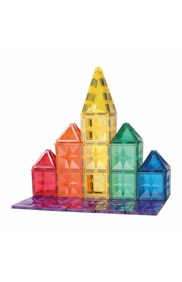 Set magnetic de construit Inventiv 110 piese, Cleverclixx