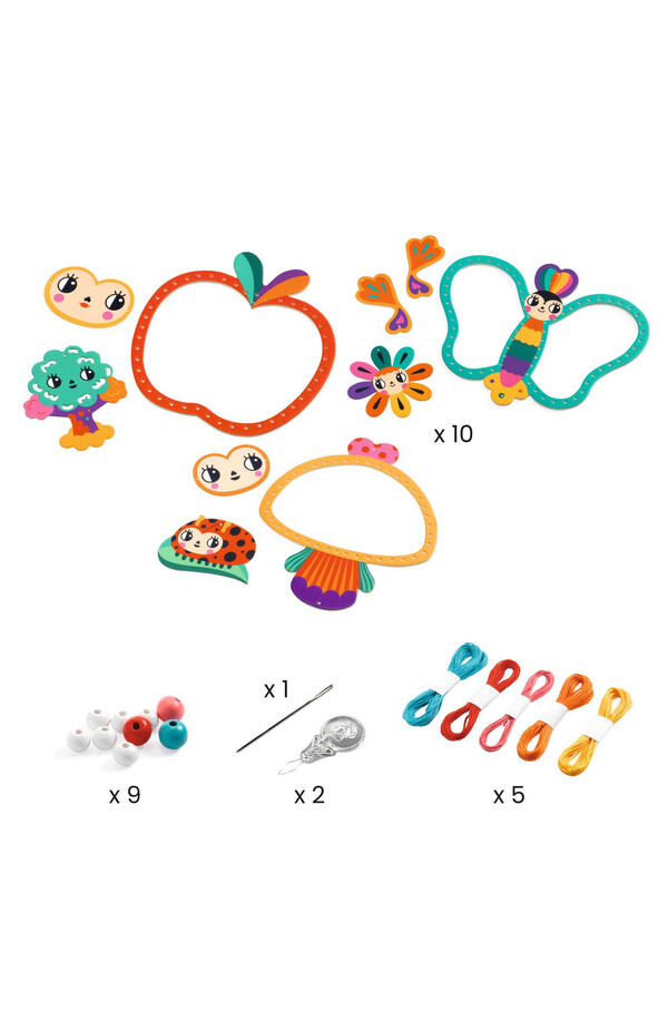 Set creativ de cusut Gradina, Djeco