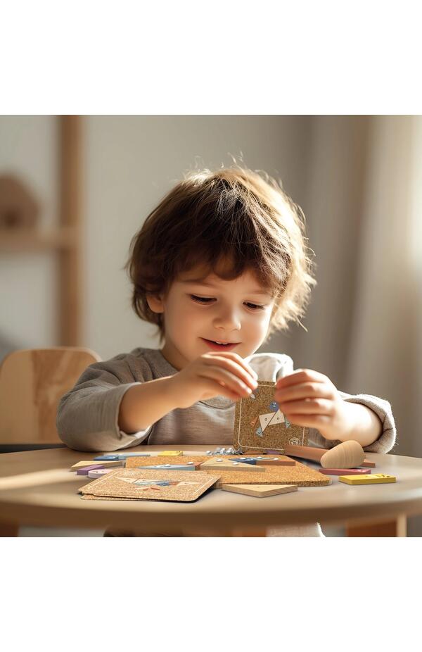 Joc educativ cu ciocanel si panou din pluta, Speedy Monkey Joc educativ cu ciocanel si panou din pluta, Speedy Monkey