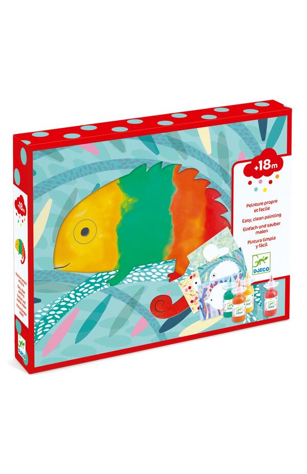 Joc creativ Bebe apasa si picteaza, Djeco