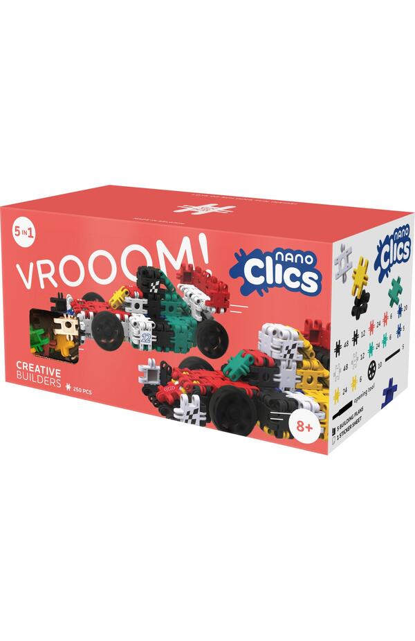 Nano Clics Pentru constructori creativi 250 piese, Clicformers