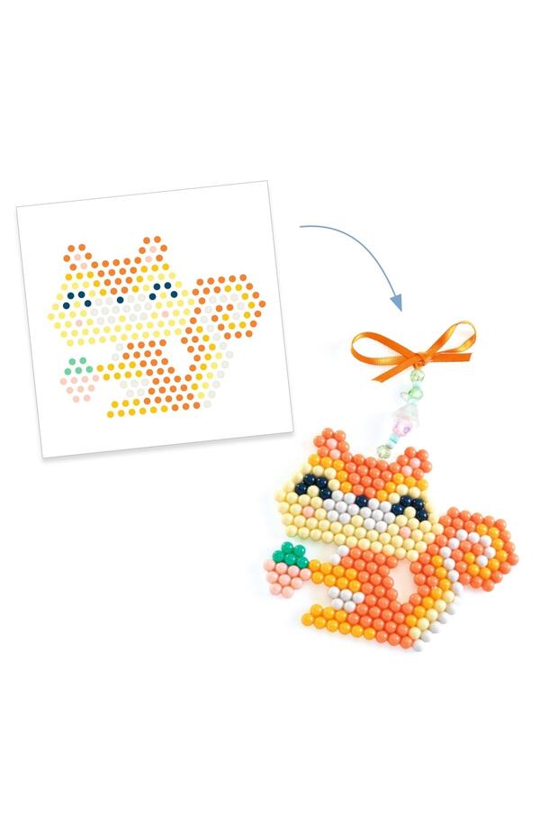 Atelier creativ cu margele Animalute norocoase, Djeco