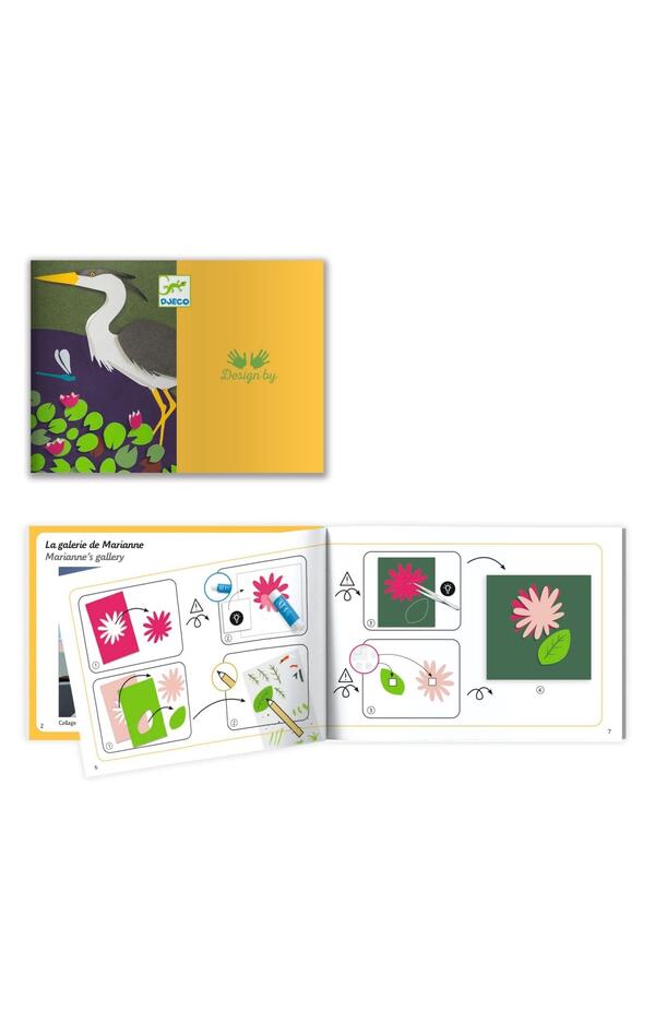 Set creativ 3D din hârtie, Djeco