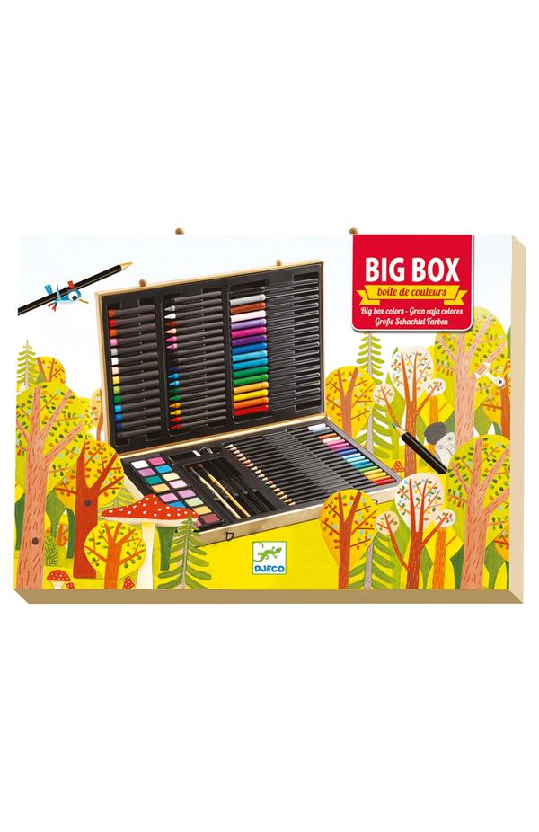 Marea cutie pentru desen si pictura, Djeco