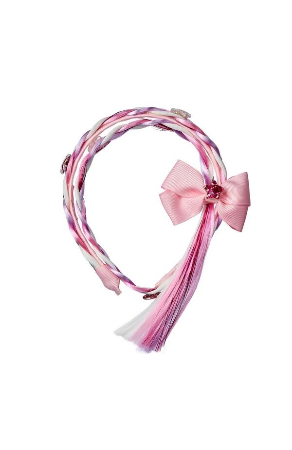 Bentita cu extensie impletita si funda, Souza!