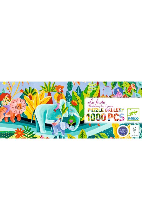Puzzle galerie La fiesta, Djeco Puzzle galerie La fiesta, Djeco