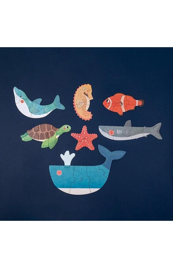 Puzzle reversibil animale marine, Londji