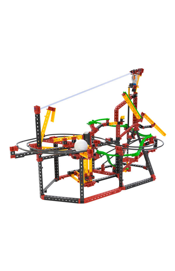 Kit STEM Circuite XL de reactii in lant traznite, Fischertechnik