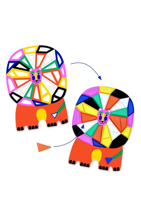 Set creativ mozaic Animale, Djeco