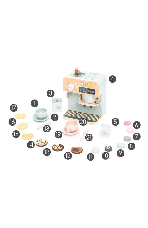 Joc de rol Aparat de cafea cu accesorii, UMU Toys