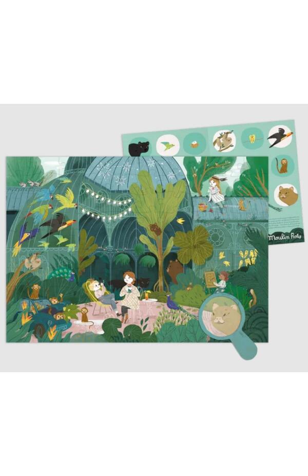 Puzzle Intre plante, Moulin Roty