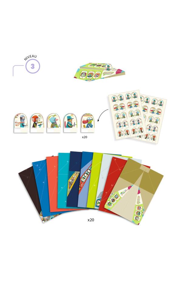 Joc creativ origami Avioane, Djeco