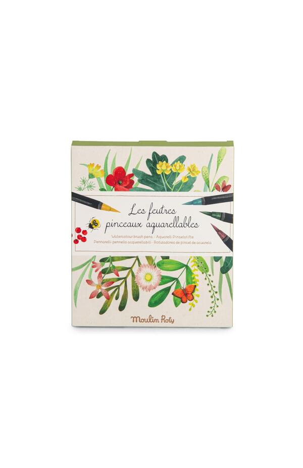 Set 12 carioci acuarela, Moulin Roty