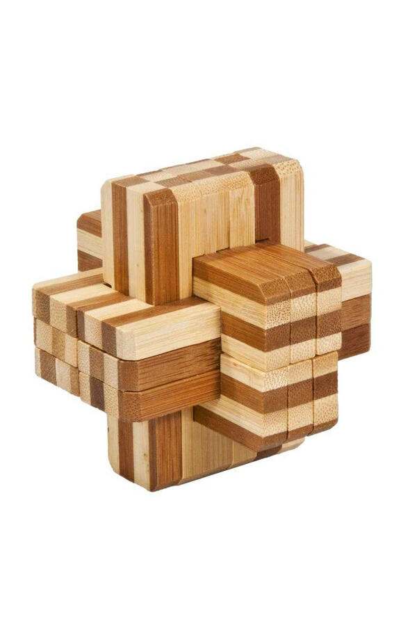 Joc logic IQ 3DPuzzle Block cross, Fridolin