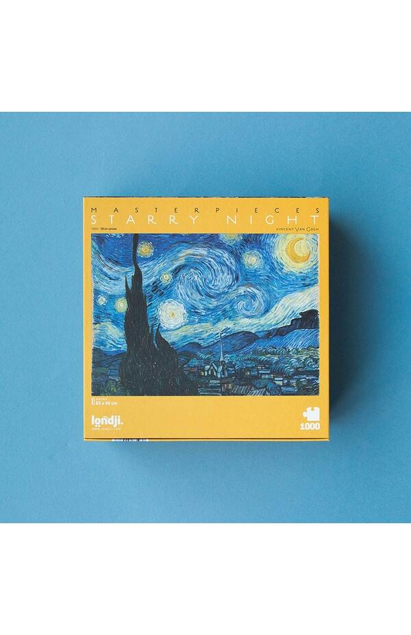 Puzzle 1000 piese Van Gogh Noapte instelata, Londji