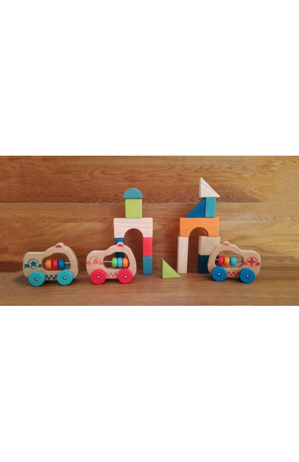 Masinuta din lemn, jucarie pentru bebe, Egmont Toys Masinuta din lemn, jucarie pentru bebe, Egmont Toys