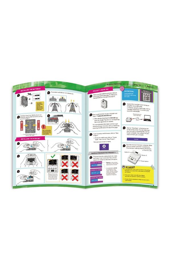 Kit STEM Workshop de robotica compatibil cu micro:bit, Gigo Toys