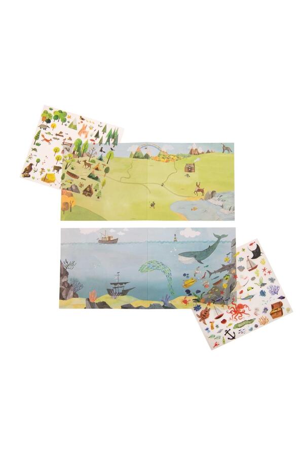 Set abtibilduri de transfer Exploratorul, Moulin Roty