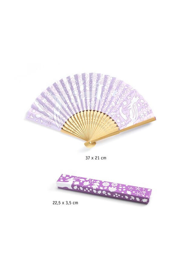 Joc creativ DIY Evantai Frumusetea padurii, Djeco