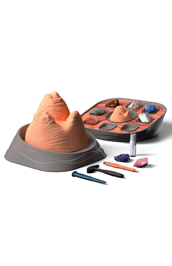 Kit STEM de excavare pietre prețioase American wave, TopBright