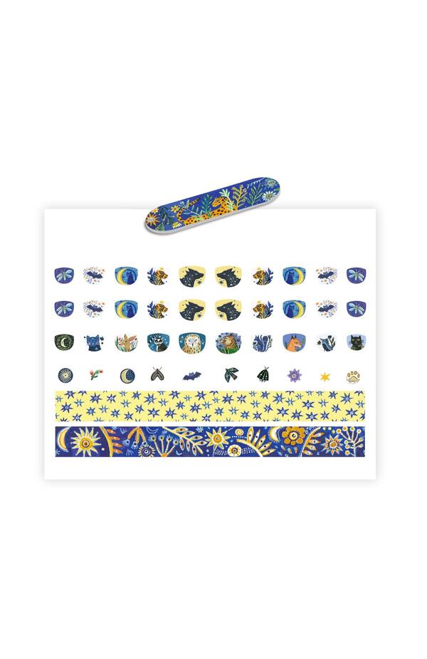 Stickere pentru unghii model Reflectia lunii, Djeco