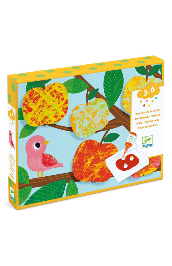 Joc creativ pictura cu bile din sticla Natura, Djeco