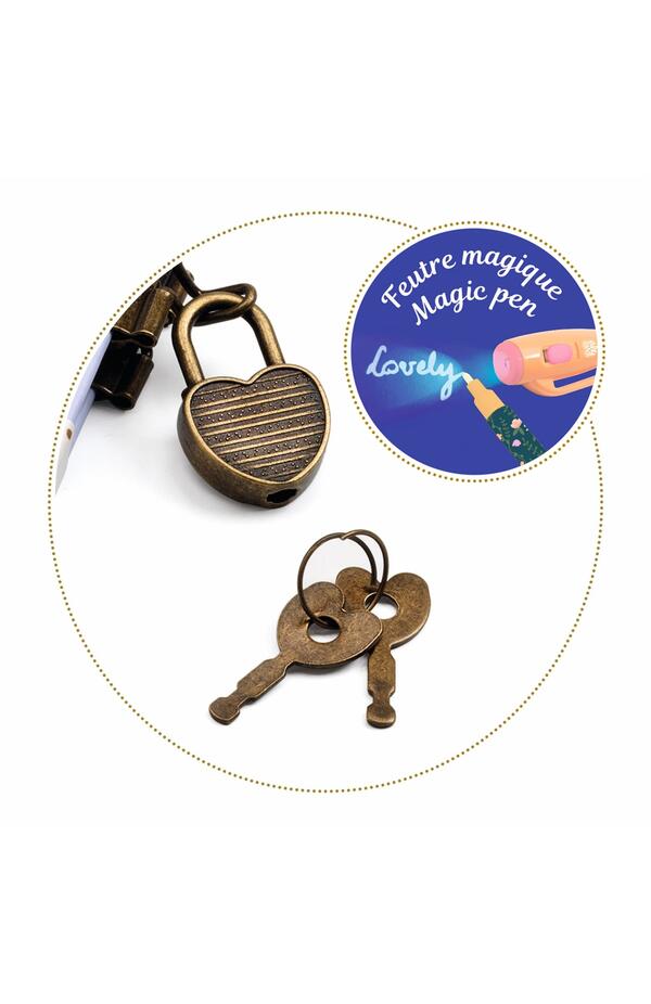 Micul jurnal secret cu pix magic Kendra, Djeco