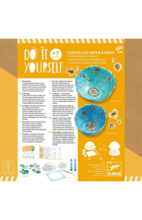 Joc creativ DIY In mare, Djeco