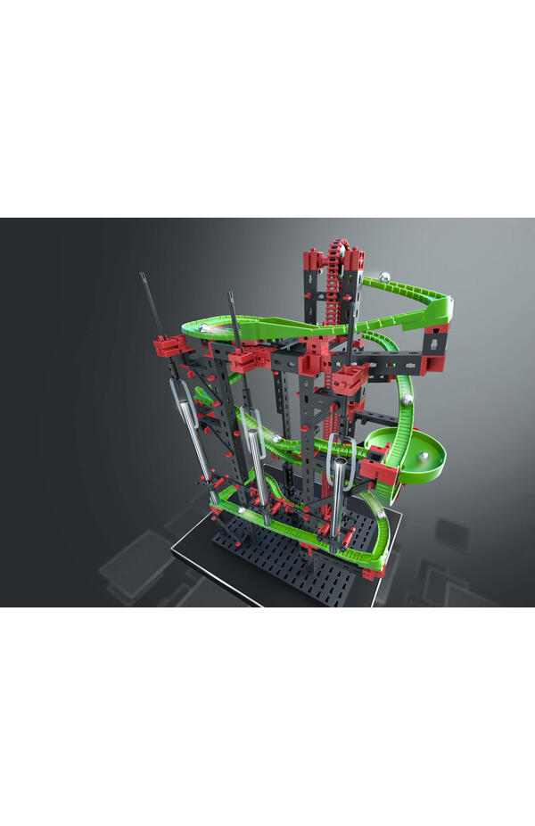 Kit STEM Cursa cu obstacole Dynamic M, Fischertechnik