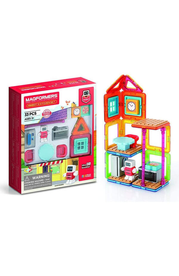 Set de construit Magformers- Bucatarie, 33 piese