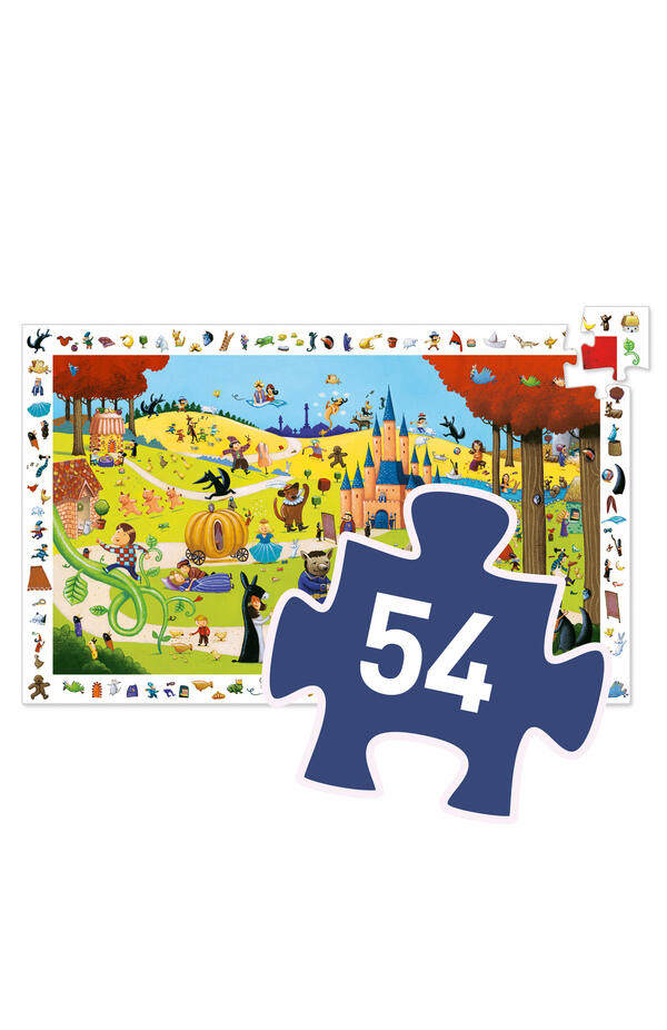 Puzzle observatie Povesti renumite, Djeco