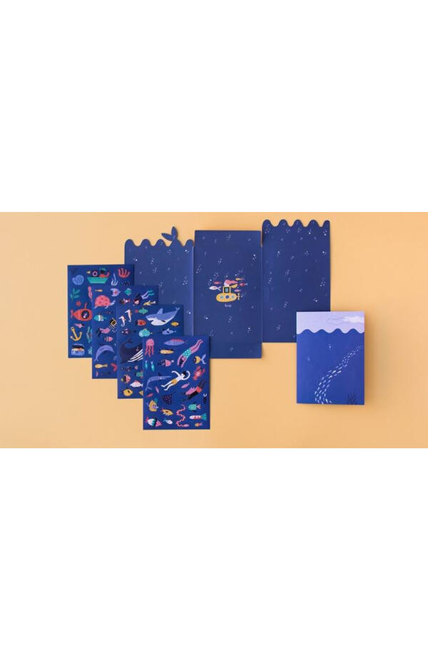 Set cu abtibilduri repozitionabile La mare, Londji