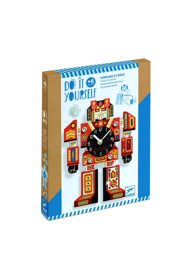 Joc creativ DIY Ceasul robot, Djeco