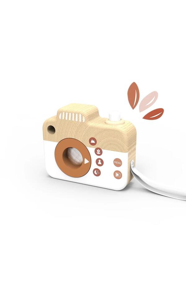 Camera foto din lemn, Speedy Monkey