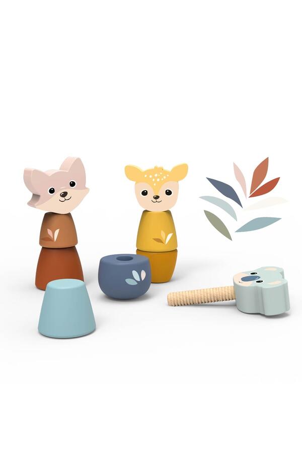 Jucarie interactiva animale cu surub, Speedy Monkey