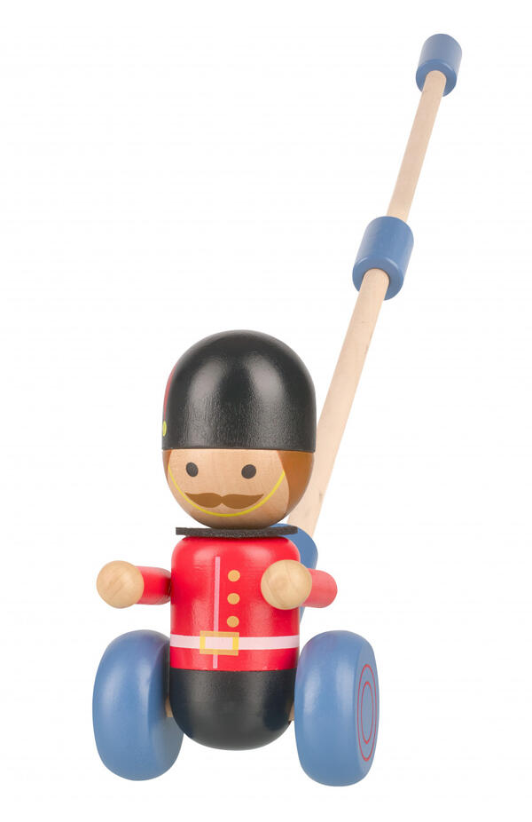 Jucarie de impins soldat londonez, Orange Tree Toys