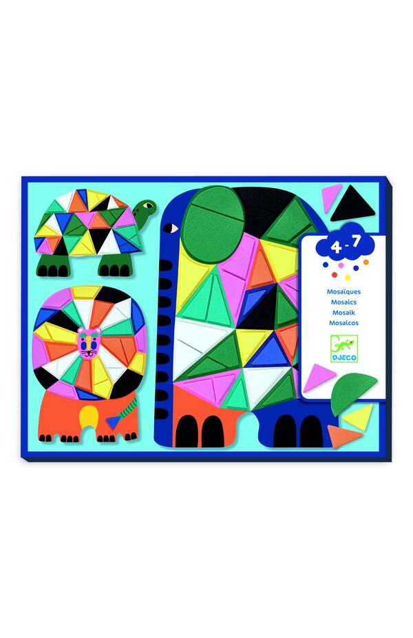 Set creativ mozaic Animale, Djeco
