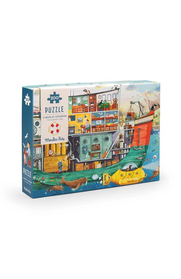 Puzzle observatie Sub apa, Moulin Roty